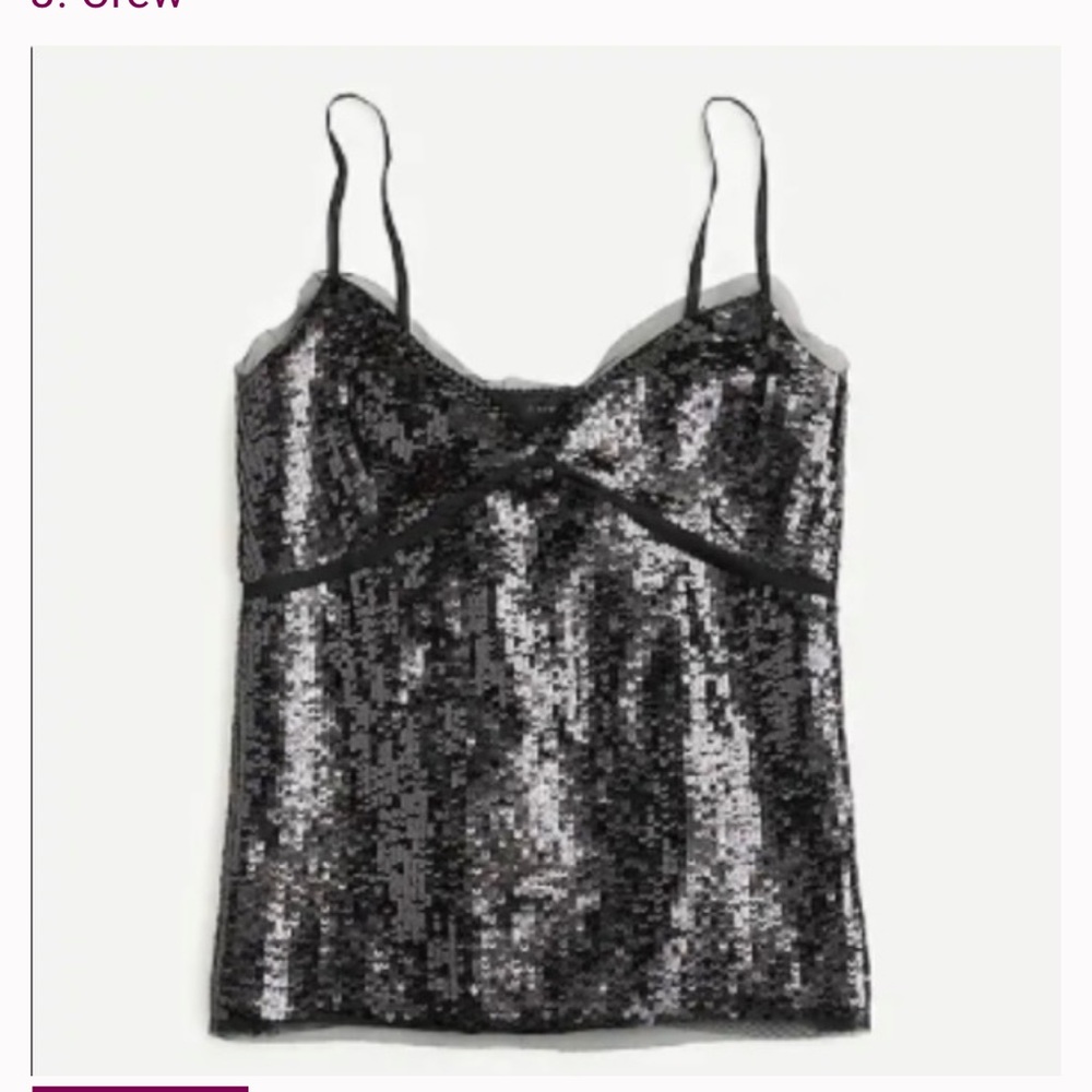JCrew Collection Sequin Tulle Camisole